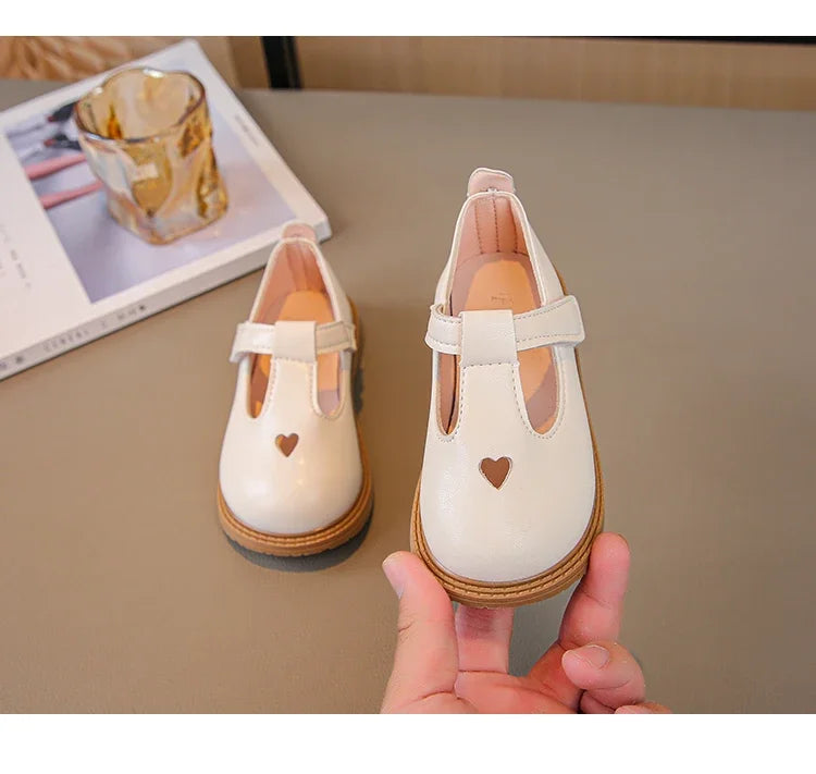 Lina Prinzessin Lederschuhe T-Riemen - Größe 20-27 Weich