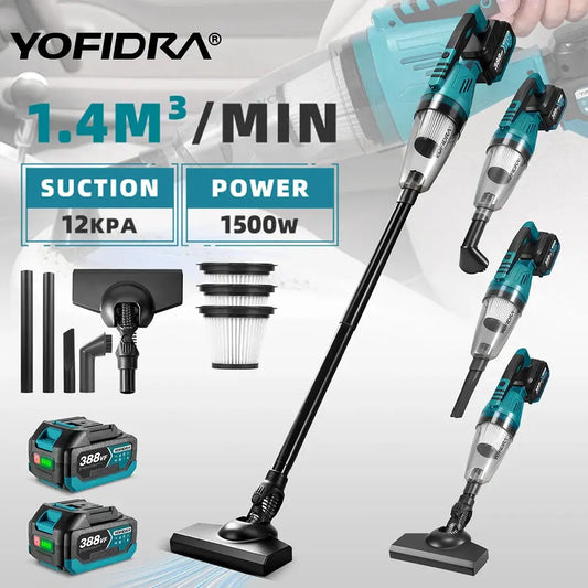 YOFIDRA Staubsauger – 18V Akku, 12 kPa Saugkraft, 650 ml