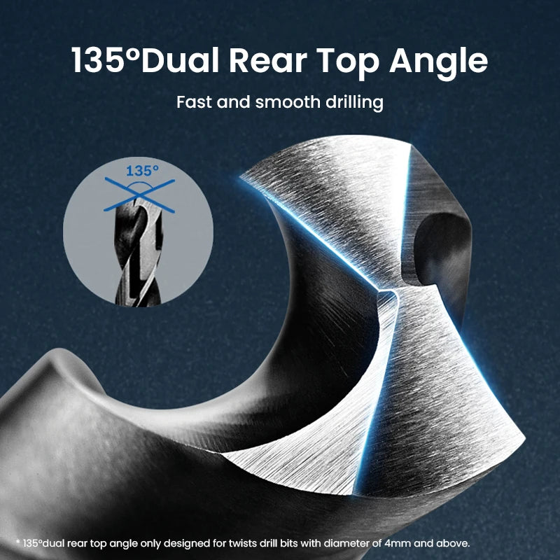 Bosch Metal Drill Bits Hss-G Straight Shank Twist Drill Bit Hole Cutter Power Tools for Metal Alloy Iron Drilling Metalworking