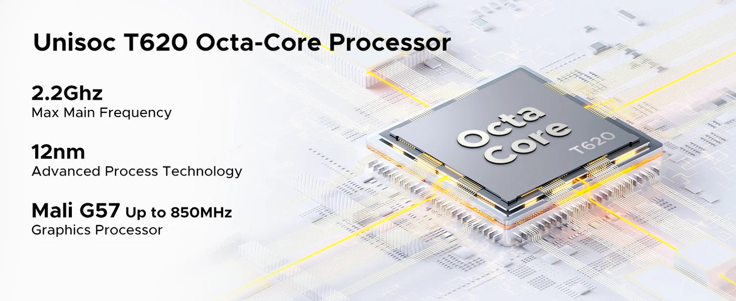 DOOGEE T36 Ultra Slim - Kapazität 256GB, Leistung 2,2GHz Octa Core Größe 12 Zoll