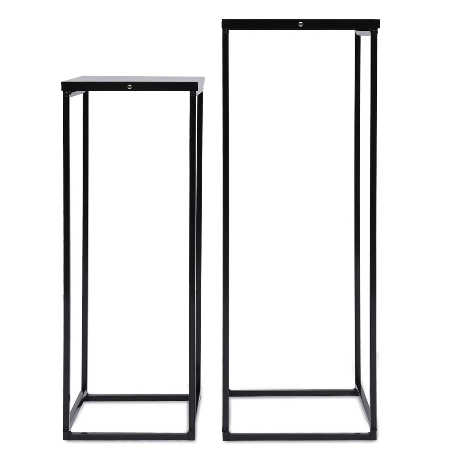 Bymaocar Pflanzenständer-Set 70/60 cm Metall Tragfähigkeit 4-5 kg