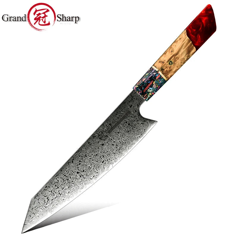 Grandsharp DMS-121 Damastmesser Set - 67 Lagen 13cm 36.8cm