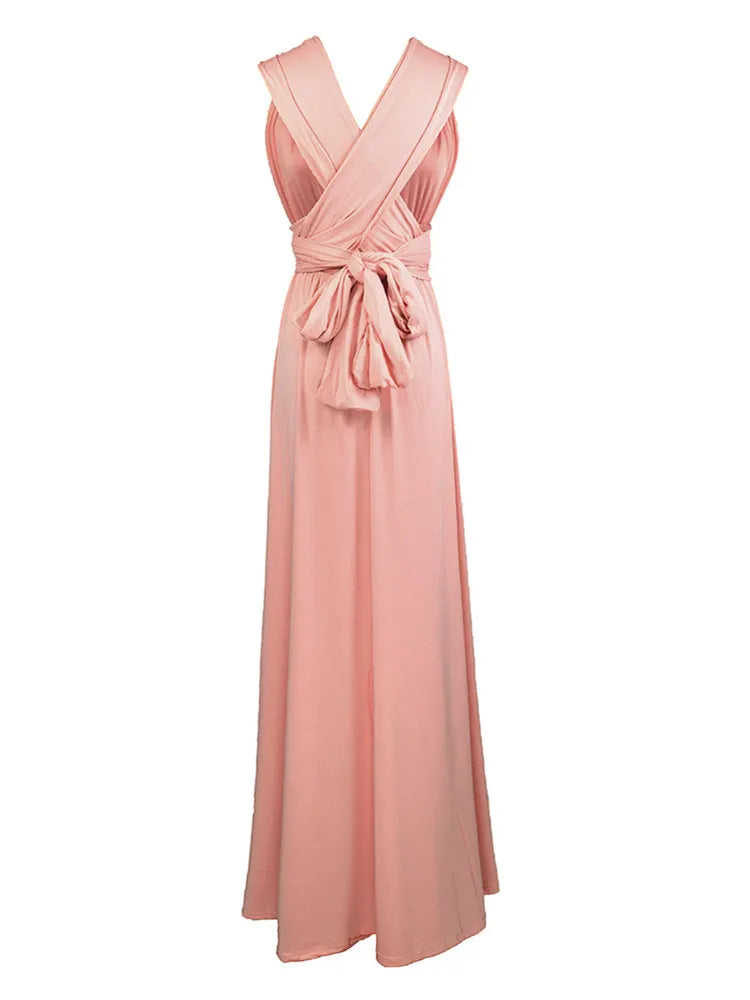 Sexy Women Boho Maxi Club Dress Red Bandage Long Dress Party Multiway Bridesmaids Convertible Infinity Robe Longue Femme