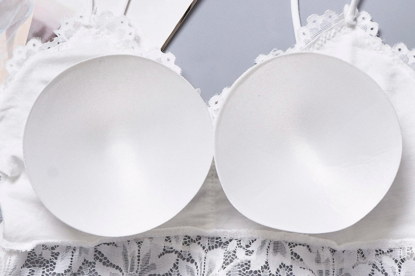 Damen Push-Up BH 2025 - Formender Spitzen BH bügellos Full Cup Plus Size
