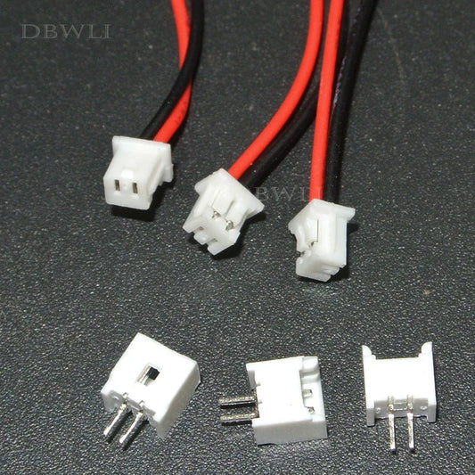 DBWL JST1.25 Mini Micro Buchse - 2 Pin 1,25mm 80-200mm