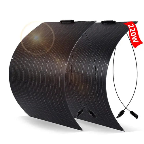 Solarmodul Monokristallin 110 W ETFE Panel Flexible Hohe Effizienz