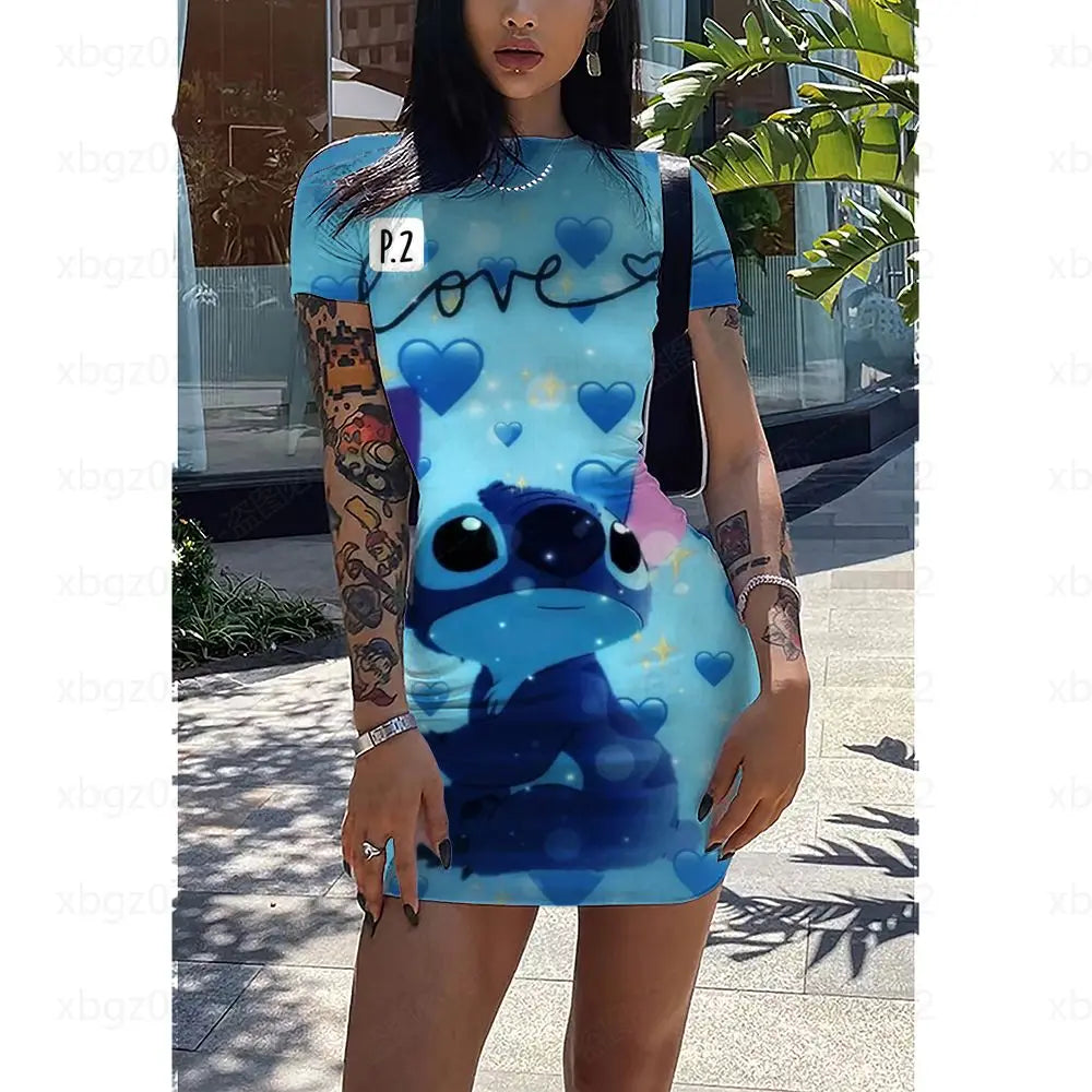 Women's Dress Elegant Dresses for Women 2024 Party Fashion High Quality Print Slim Fit Stitch Chic and Elegant Evening Dress Top