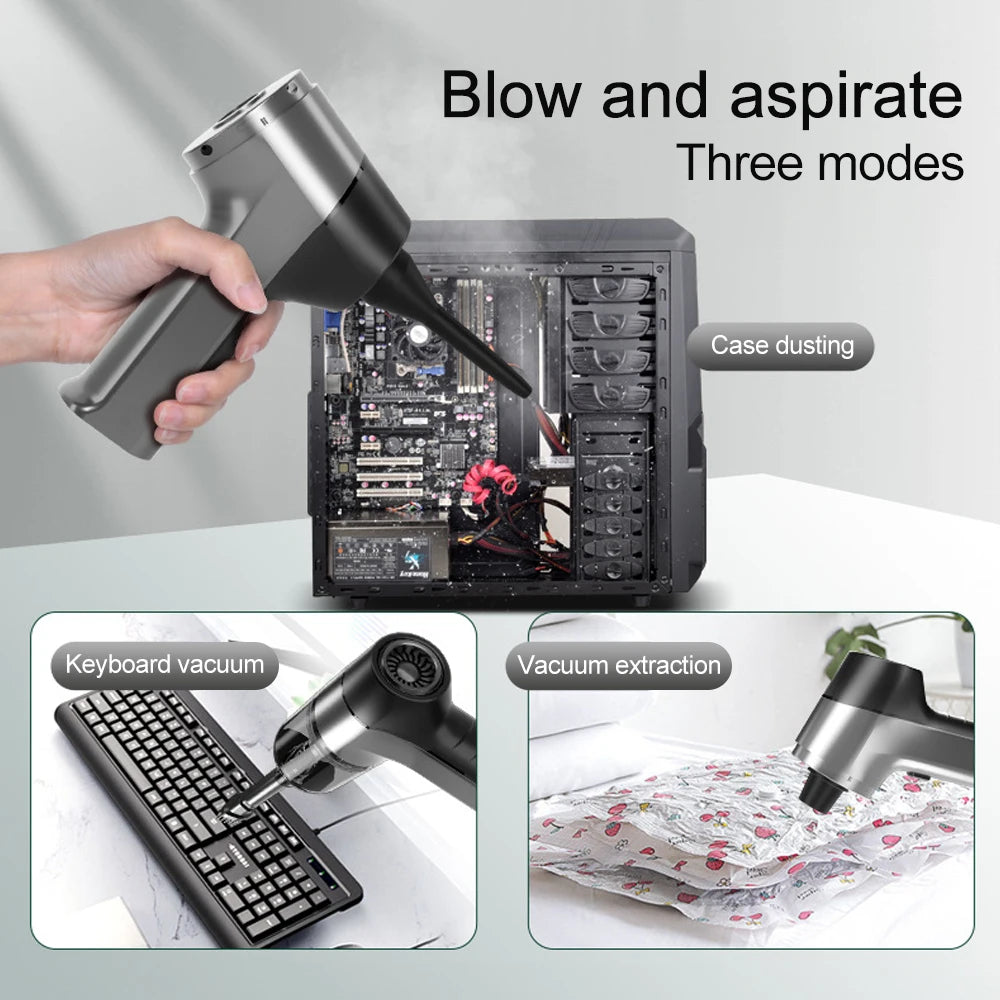 Vacuum Cleaner Strong Suction Cordless Cleaning Machine Robot Home Appliance Car Accessories Powerful Portable Cleaner for Car