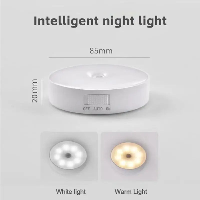 LED Smart Menschlich Körper Sensor Nachtlampe Notfall Automatisch Beleuchtung USB Aufladung Drahtlos Magnetisch Saugnapf Verwendung Nachtlicht