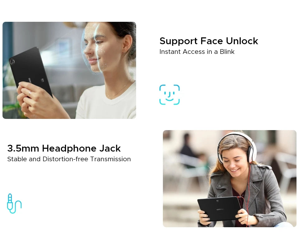 DOOGEE T40 Pro Ultradünn - 8GB 512GB Speicher 10800mAh 12Zoll