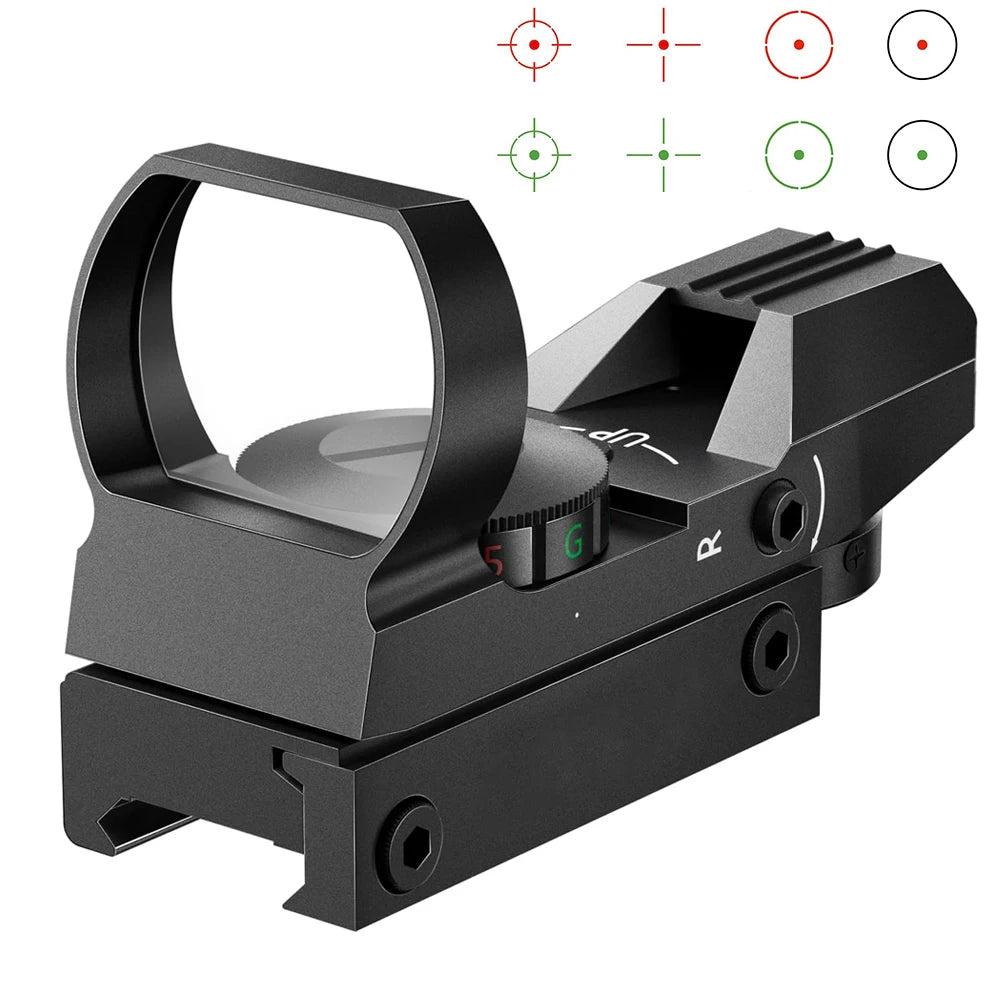 Taktische Rot-Grün-Dot-Sight-Scope-Riflescope-Jagdoptik-Reflex-Sight-mit-20mm-Schiene