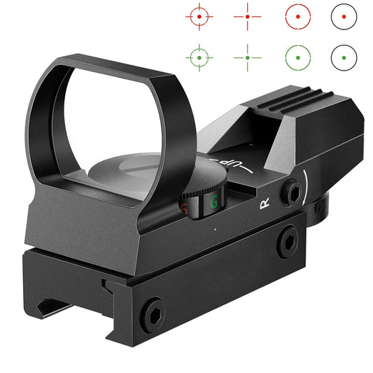 Taktische Rot-Grün-Dot-Sight-Scope-Riflescope-Jagdoptik-Reflex-Sight-mit-20mm-Schiene