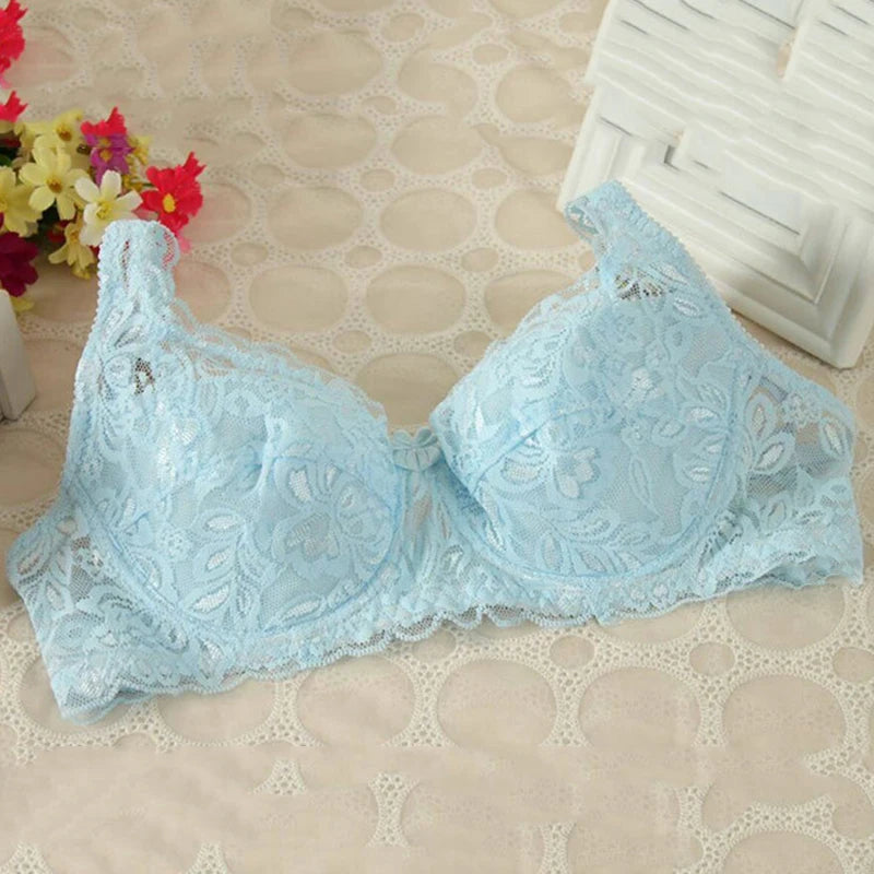 Damen Sommer BH 2025 - Dünner Push-Up Spitzen BH atmungsaktiv & komfortabel