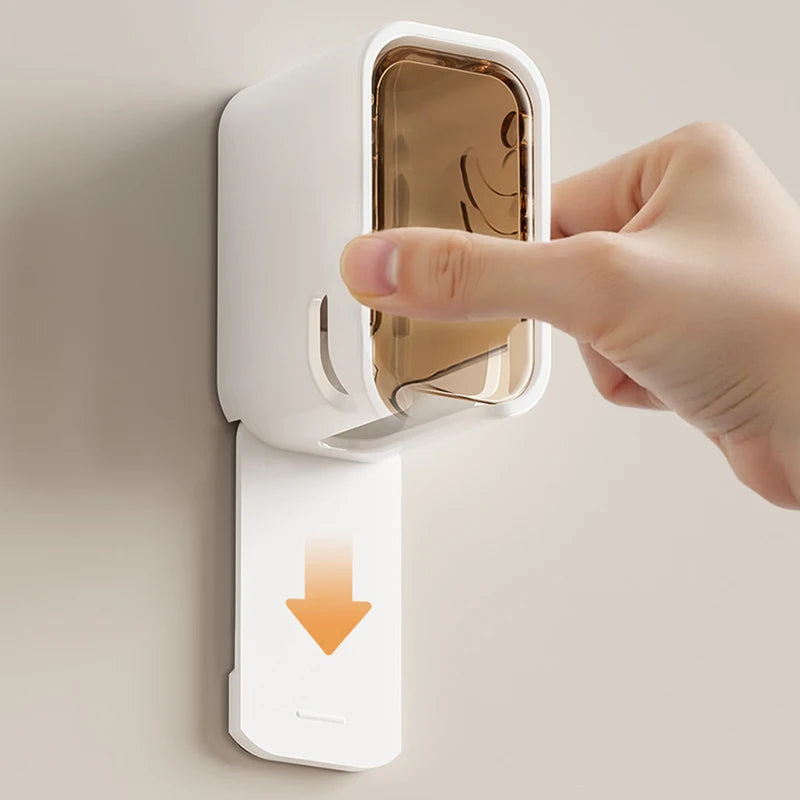 NONEM Zahnbürstenhalter Wandmontage - Kapazität Vier Zahnbürsten, Größe25x9x6