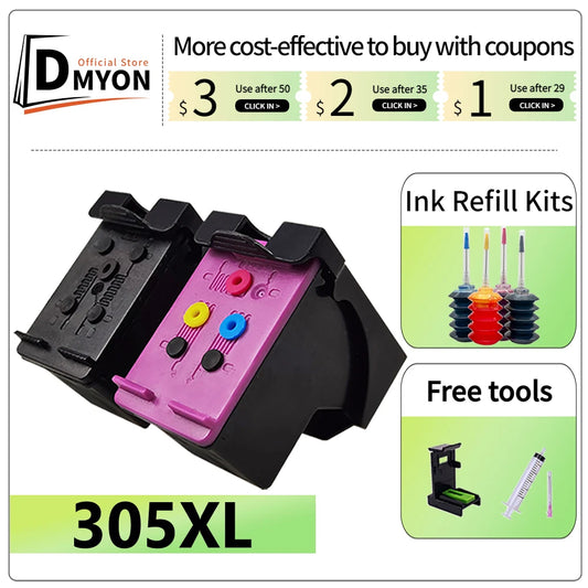 DMYON 305XL Kompatible Tintenpatrone - XL Kapazität 15ml