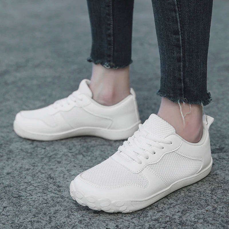 Neu Barfuß Casual Schuhe Für Frauen Leicht Atmungsaktiv Breit Zehen Sneakers Rutschfest Outdoor Walking Flats Loafers Größe 36-42