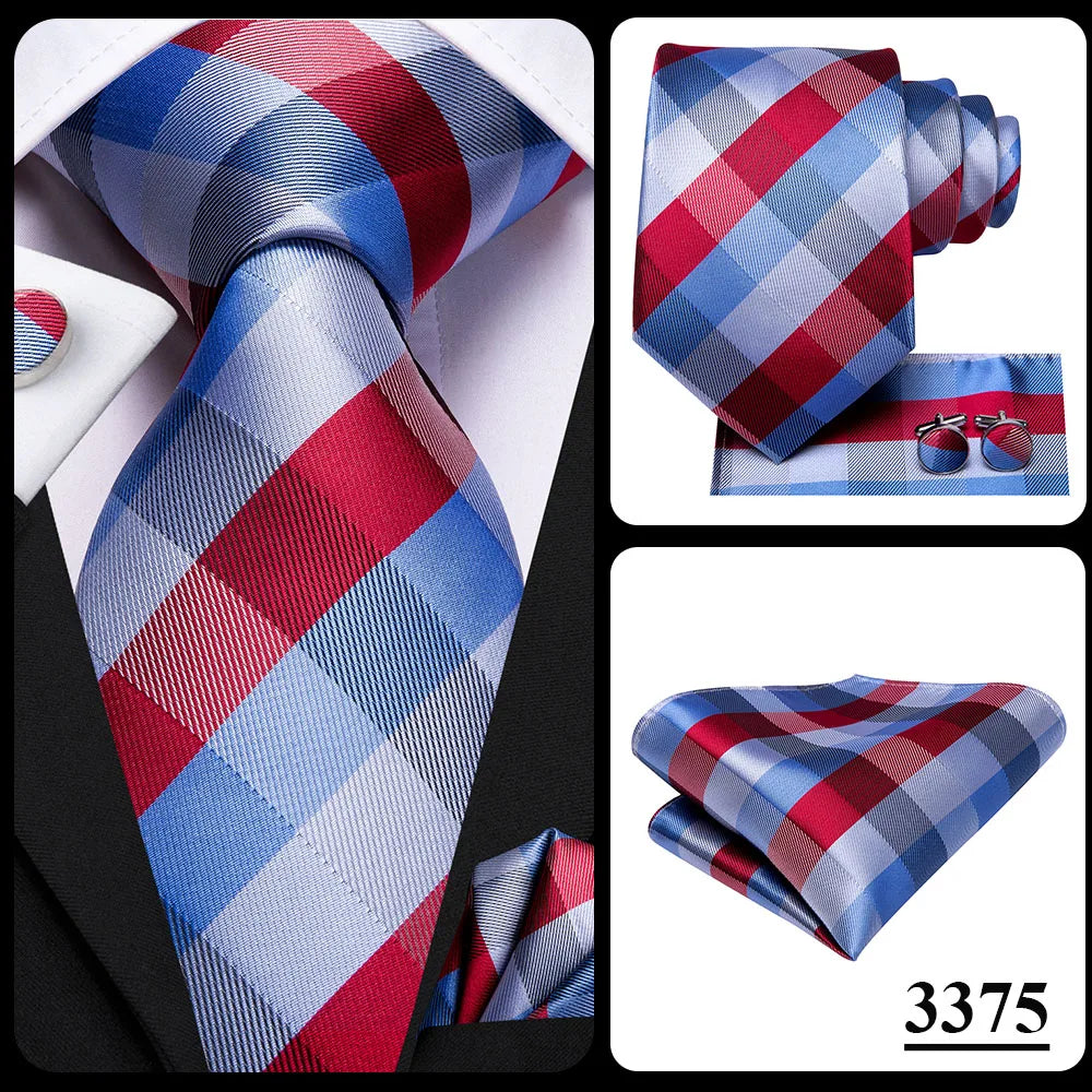 Hi-Tie Seiden-Herren-Krawatten-Set Blumenmuster Gelb Gold Krawatten und Taschentücher Manschettenknöpfe-Set Herren-Hochzeits-Party-Anzug-Mode-Halskrawatte C-3053