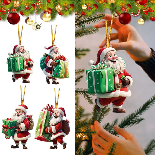 Choice Santa Set Festliche Kugeln - Inhalt 7, Größe 8 cm, Kunststoff