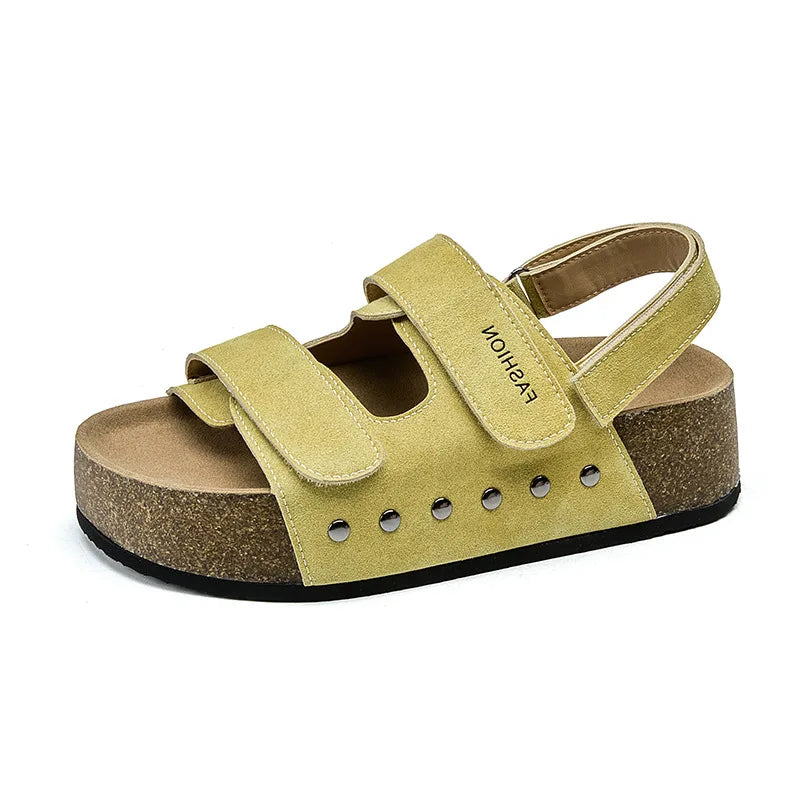 Women Sport Platform Sandals Flats Summer Shoes 2025 New Fashion Brand Open Toe Shoes Causal Slippers Sneakers Mujer Sandalias