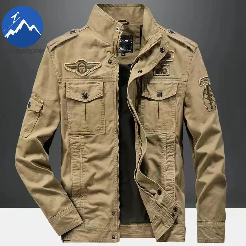 KletPro Casual-Jacke Pilotstil- Kapazität:2TaschenGröße6XL