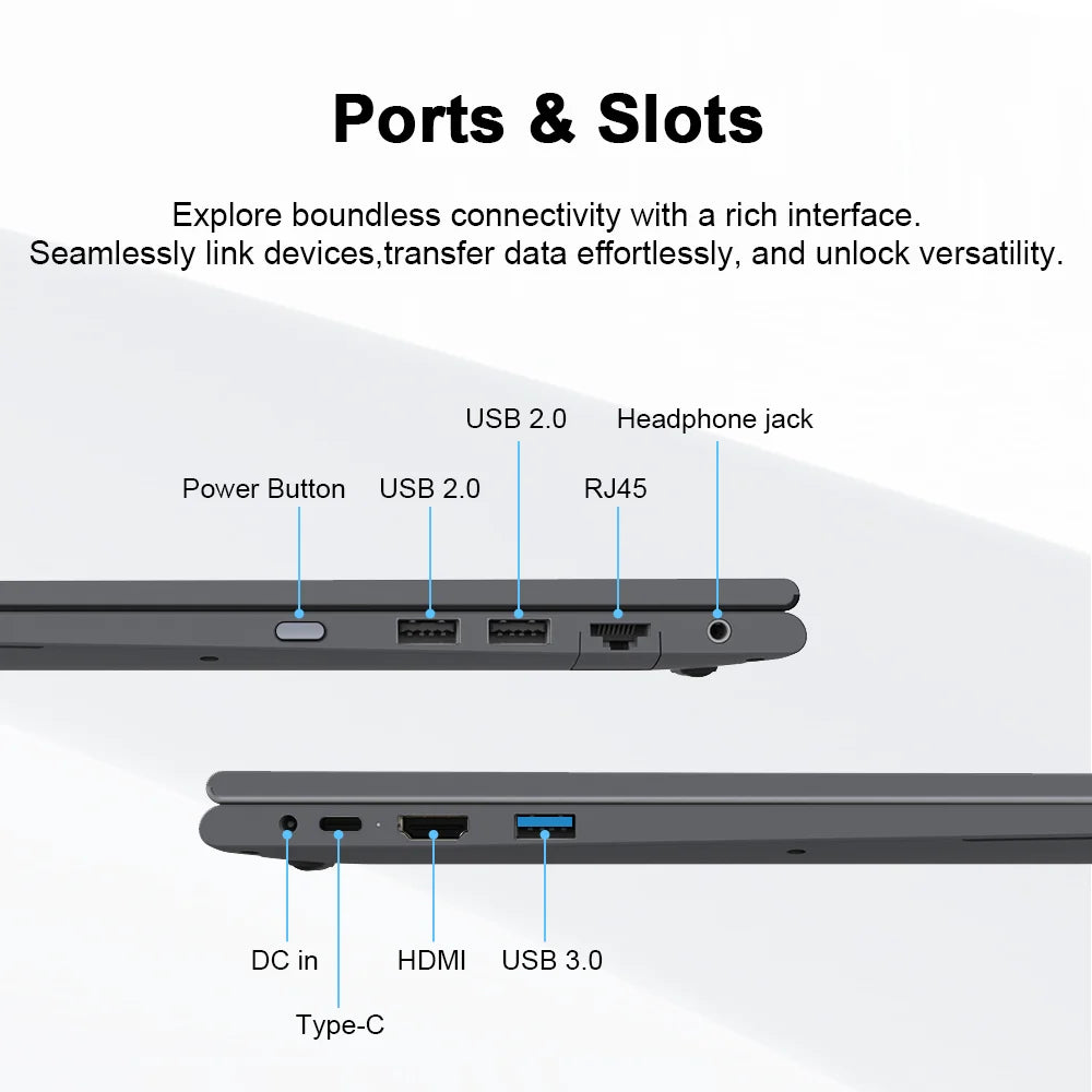 Ninkear YBOOK15 2-in-1-Laptop-16GBRAM,Ryzen3 3200U,15,6Zoll