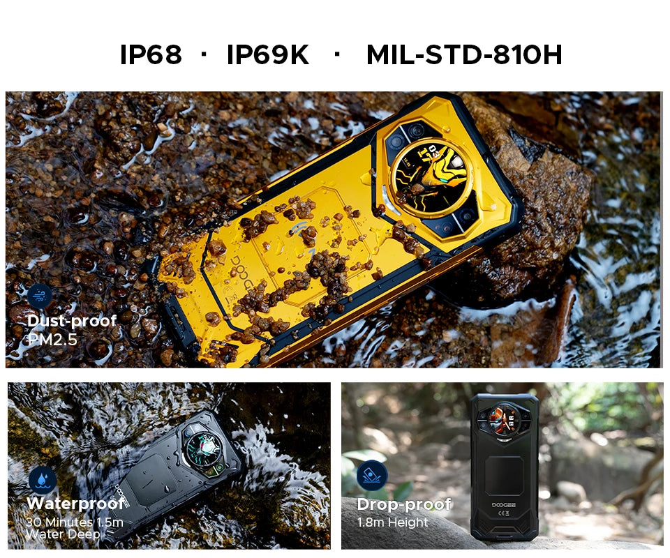 DOOGEE S200 X Robustes 5G - 10100 mAh, 33W Schnellladung, 6,72 Zoll Display