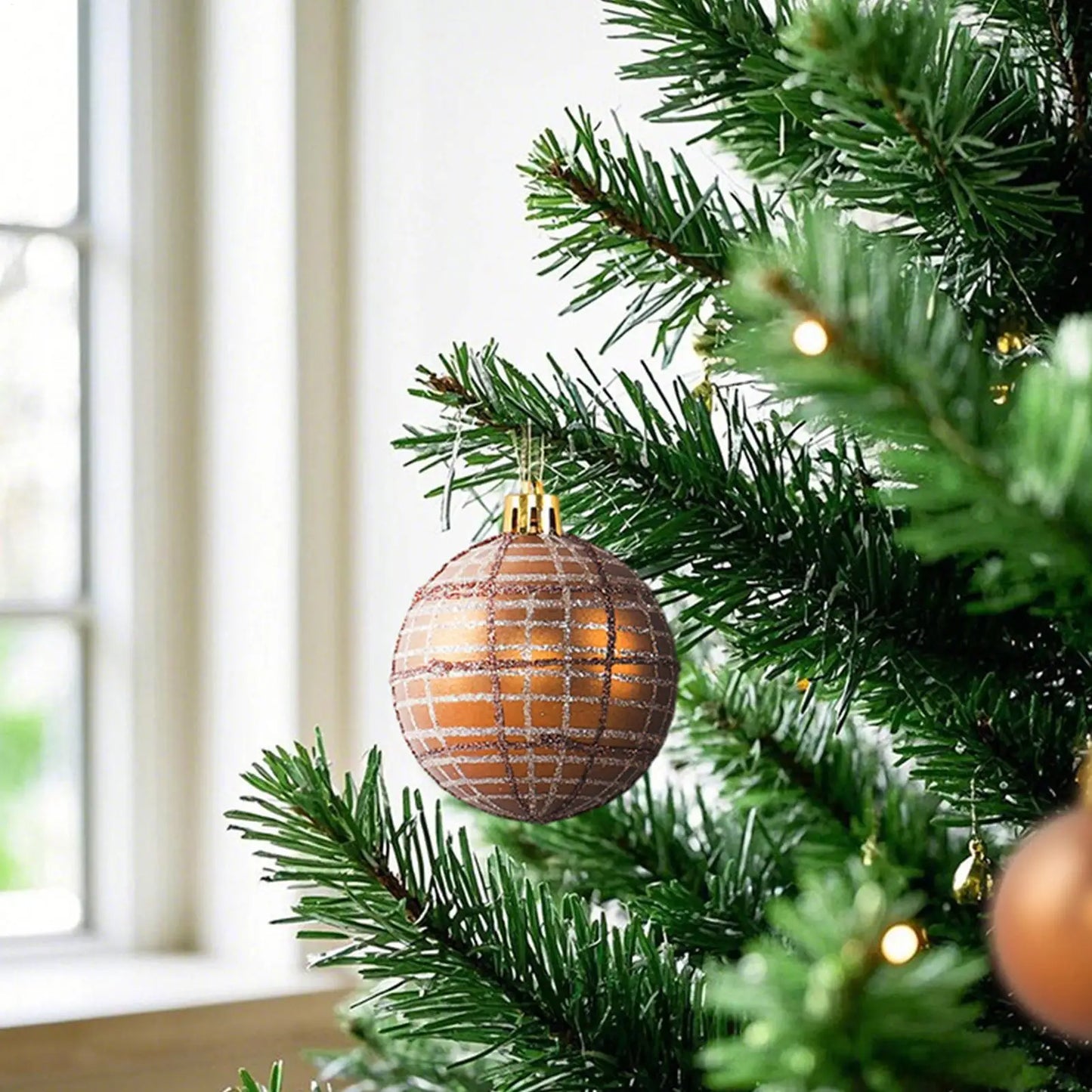 KugelKunst Bruchsicher Weihnachtskugel - Kapazität 53 Stück, Durchmesser 6 cm