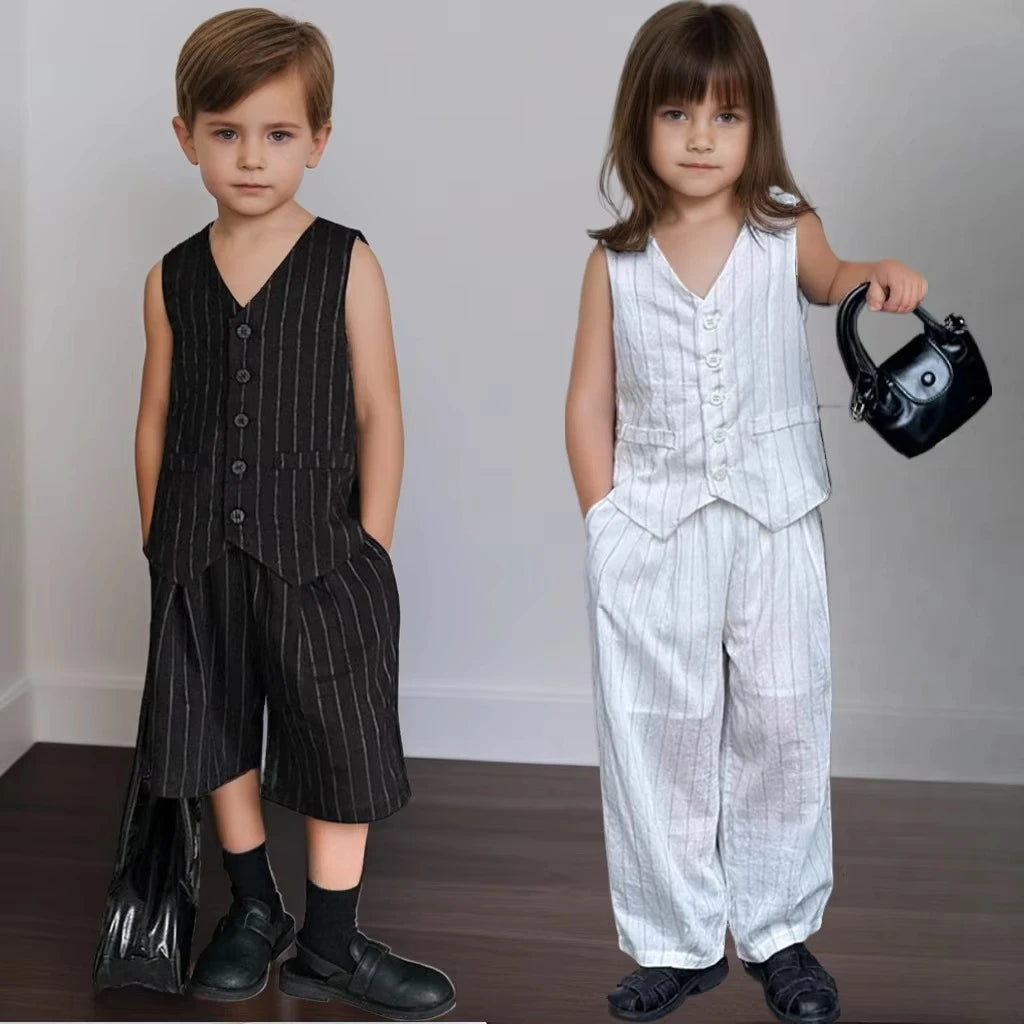 Kinder-Eleganz-Set 2025: Weiße Boutique-Kollektion - Premium Formal Wear