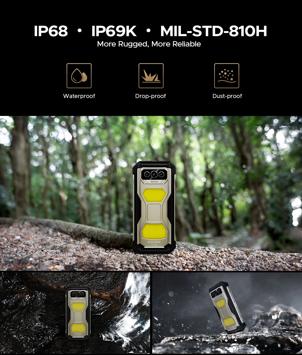 DOOGEE V Max S Robustes 5G - Kapazität 22000mAh 33W 6,58 Zoll