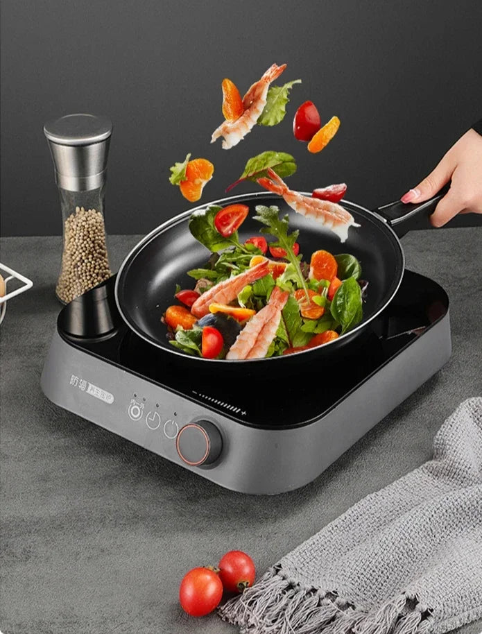 Chef Gusseisen Pfannen Set - 20/25/30cm Antihaft Induktion