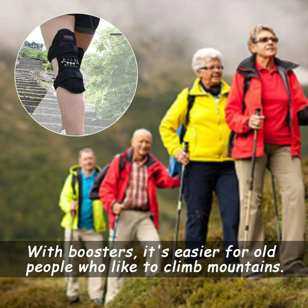 Booster Power Support Kniebandage - Rückprall Gr M