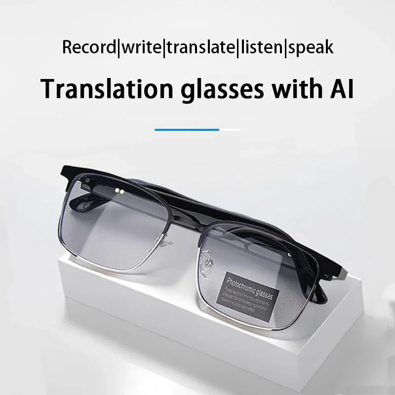 Smart ai glasses with real-time wireless bluetooth translation in 144 languages