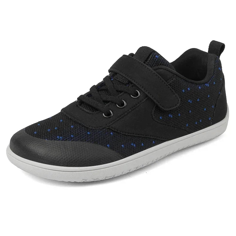 Kinder Weite Barfuß Schuhe - Minimalistische Jungen Mädchen Sneaker - Leichtgewicht Rutschfest Kinder Walking Schuhe Casual Skate Flats