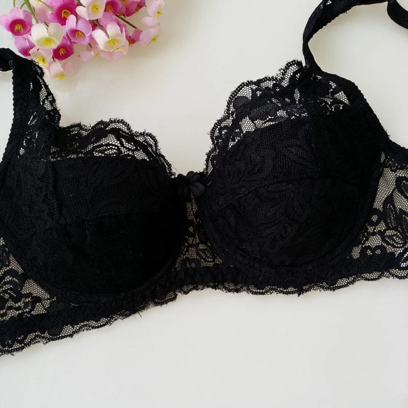 Damen Sommer BH 2025 - Dünner Push-Up Spitzen BH atmungsaktiv & komfortabel