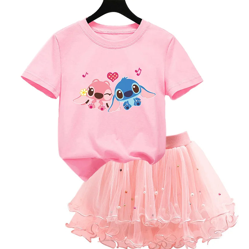 Mädchen-Disney-Set 2025: Lilo & Stitch Tutu-Kollektion - Licensed Character Collection