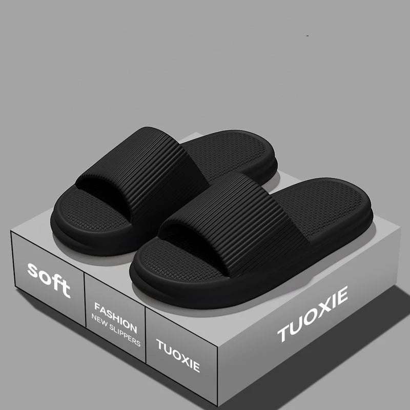 Frauen Sommer Prägnant EVA Hausschuhe Männer Weich Heim Slides Paare Badezimmer Rutschfest Sandalen Erwachsene Komfortabel Outdoor Strand Schuhe