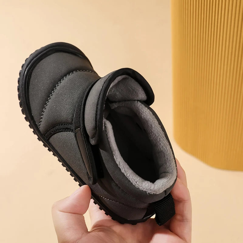 Mädchen Winter Stiefel Kleinkind Kinder Schnee Stiefel Für Jungen Mode Turnschuhe Knöchel Warme Plüsch Kurze Stiefel Casual Baumwolle Schuhe