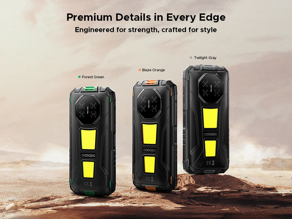 DOOGEE Fire 3 Max Robustes Telefon - 32 GB Und 256 GB, 18W, 5,5 Zoll