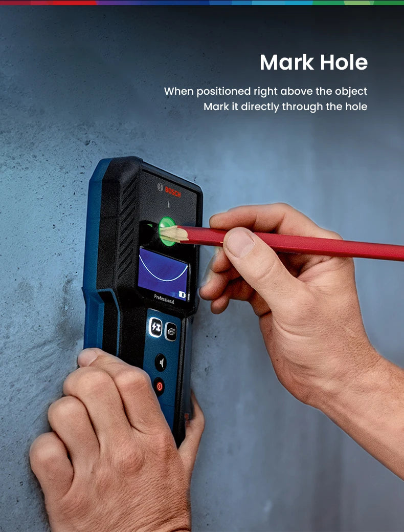 Scaner de perete 2025: Detector de perete Bosch Professional - Scaner digital pentru cabluri sub tensiune