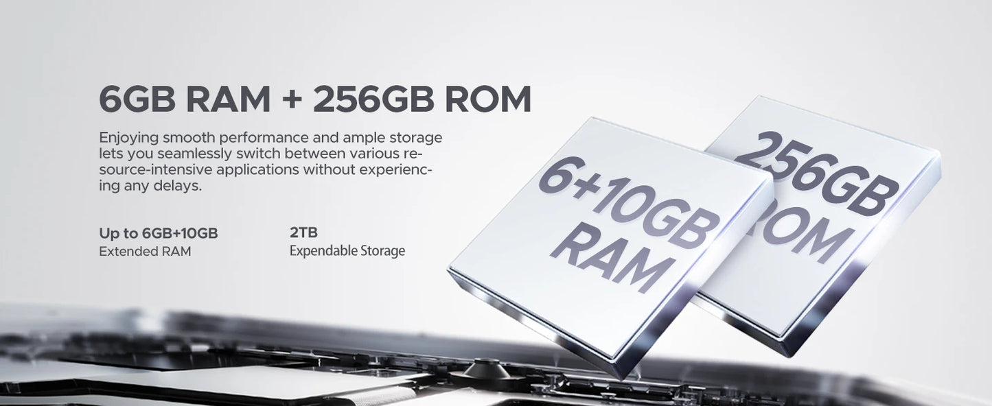 DOOGEE Fire 6 Wärmebildkamera - 10400 mAh Akku, 18 W, 6,56 Zoll