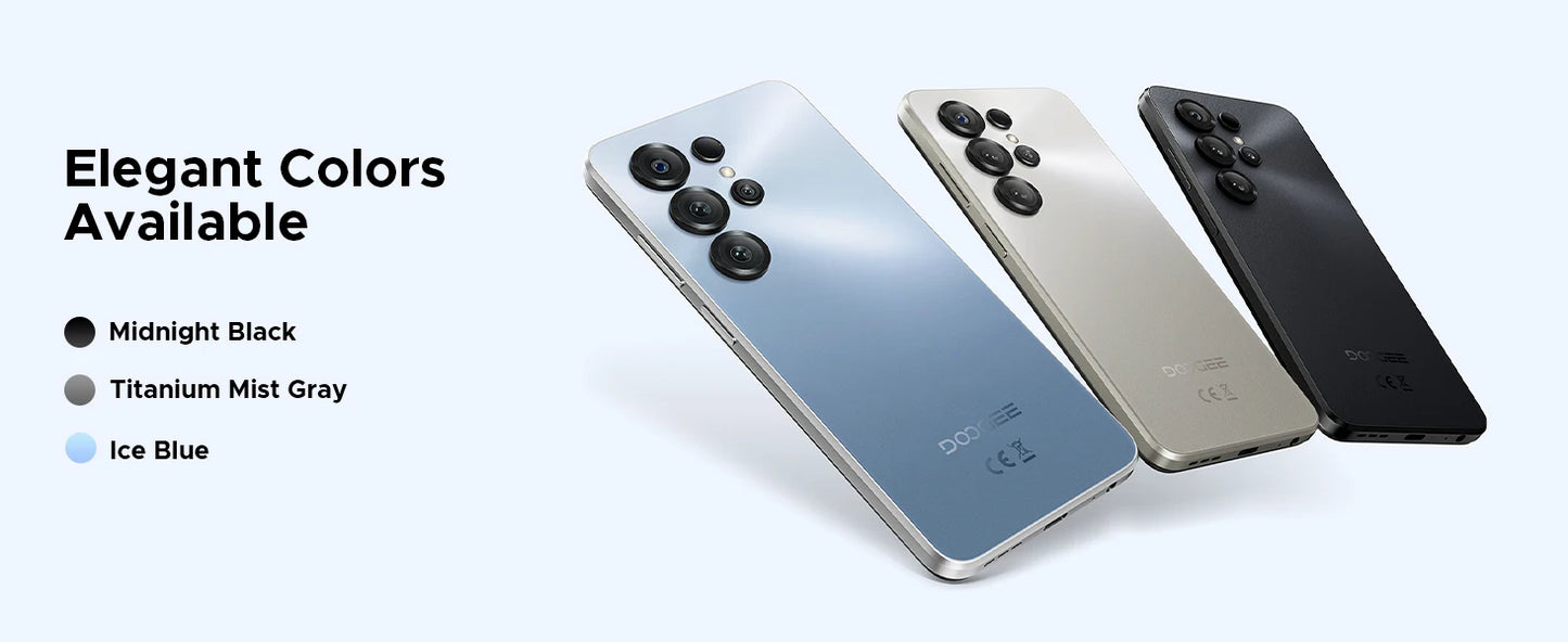 DOOGEE Note56X Pro Gemini AI - 6150 mAh Unisoc T7225 Octa Core 6,56 Zoll