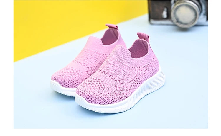 Kinder Sneaker 2025 - Toddler Schuhe Jungen Mädchen - Weiches Innenfutter Rutschfest Gummi Außensohlen - Baby Atmungsaktive Sportsschuhe