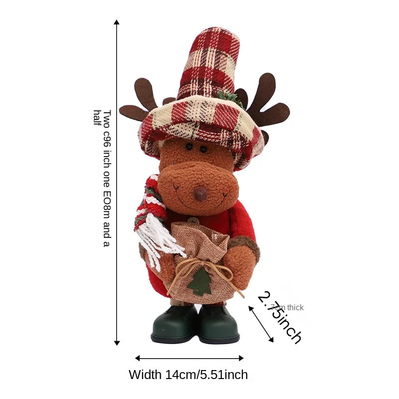 FestArt Dekofiguren Leinen Hochhut - Kapazität 2 Figuren, Größe 18 cm