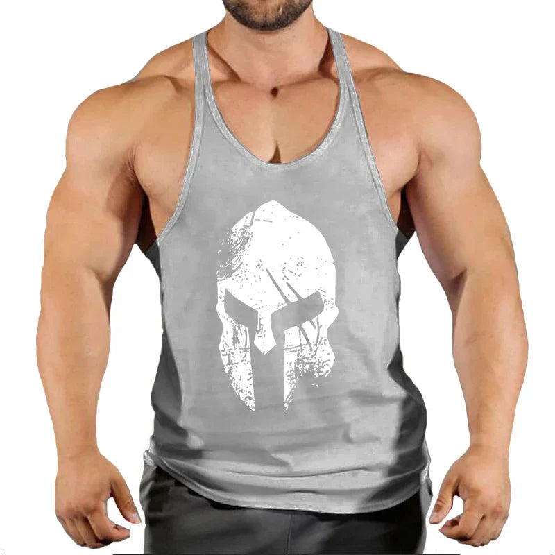 Men gym stringer tank – muscle workout vest for fitness