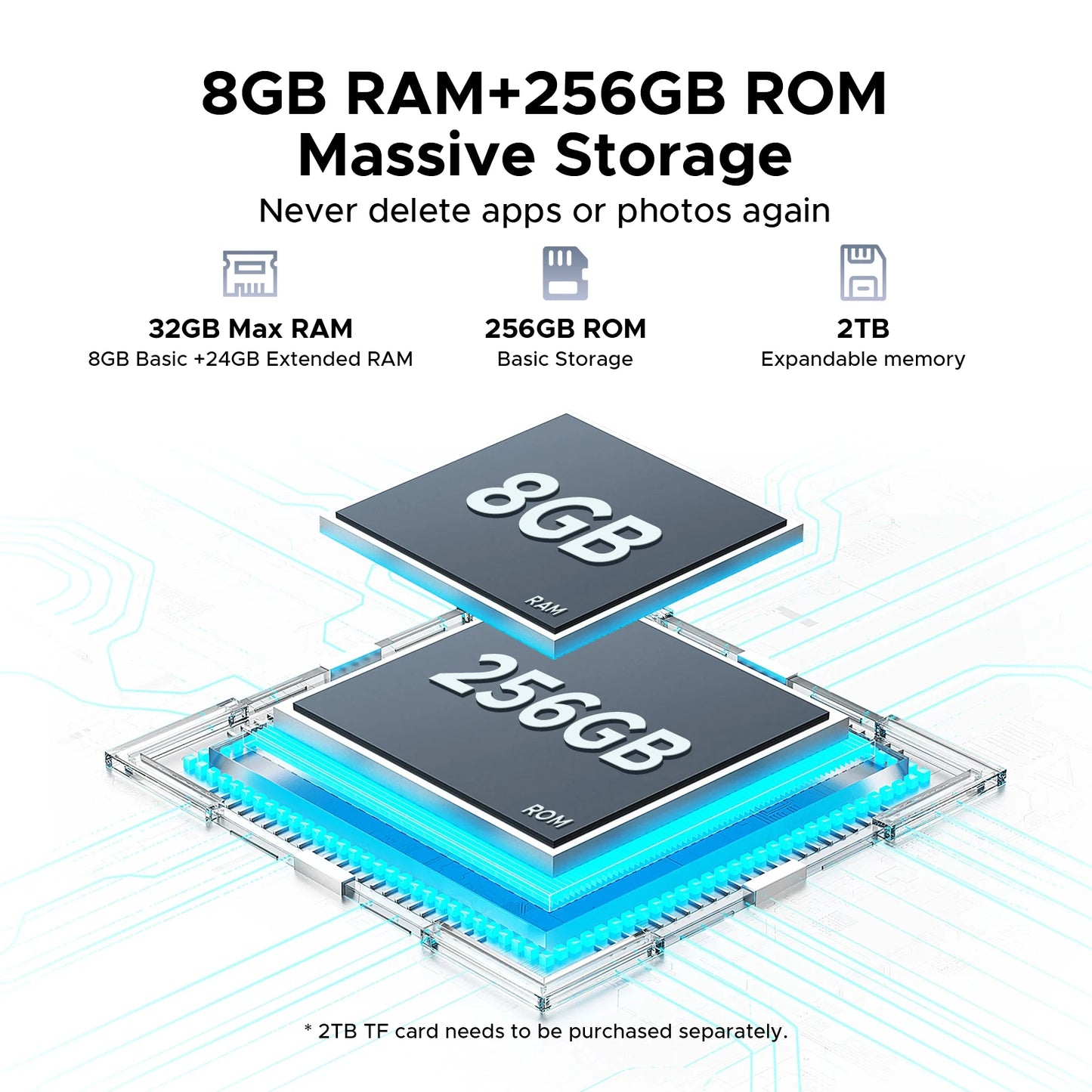 DOOGEE Tab E3 Gemini AI - 12 Zoll Display, 8800mAh Akku, Helio G100