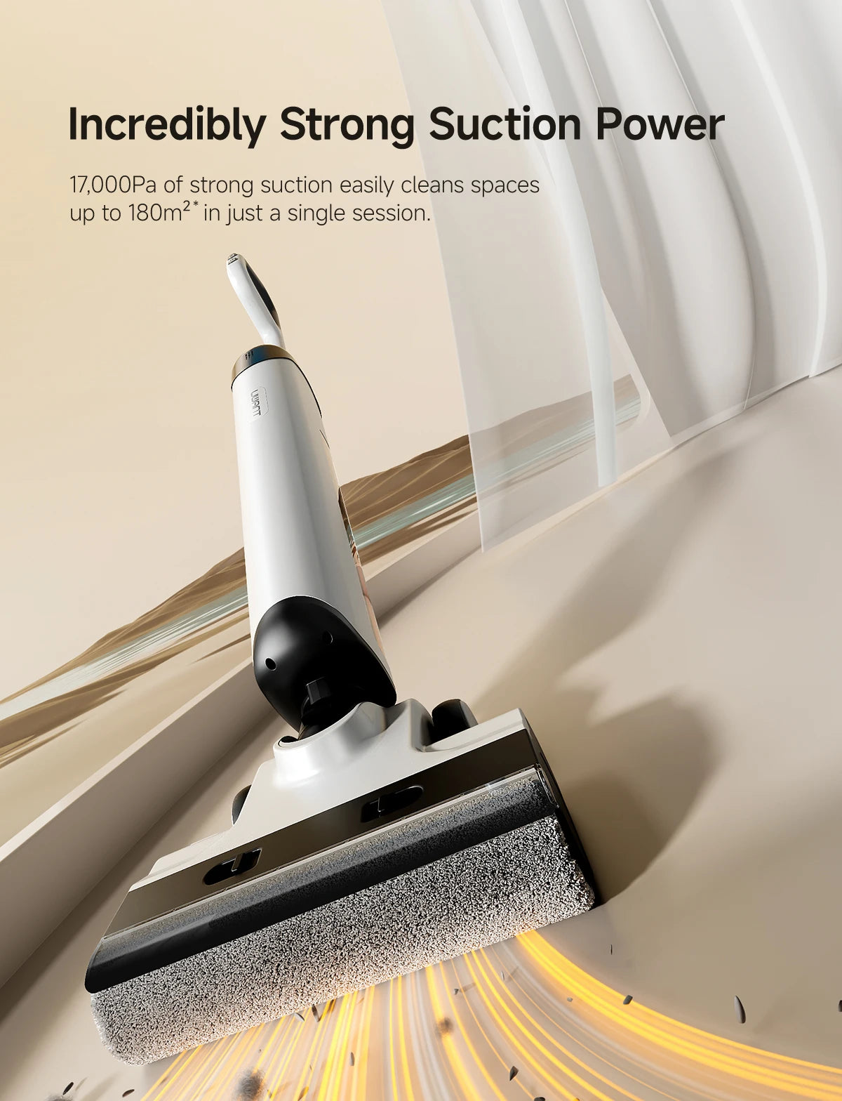 UWANT D500 Nass-Trockensauger Selbstreinigend-Staubbox 0,6-1 L 24x26x11