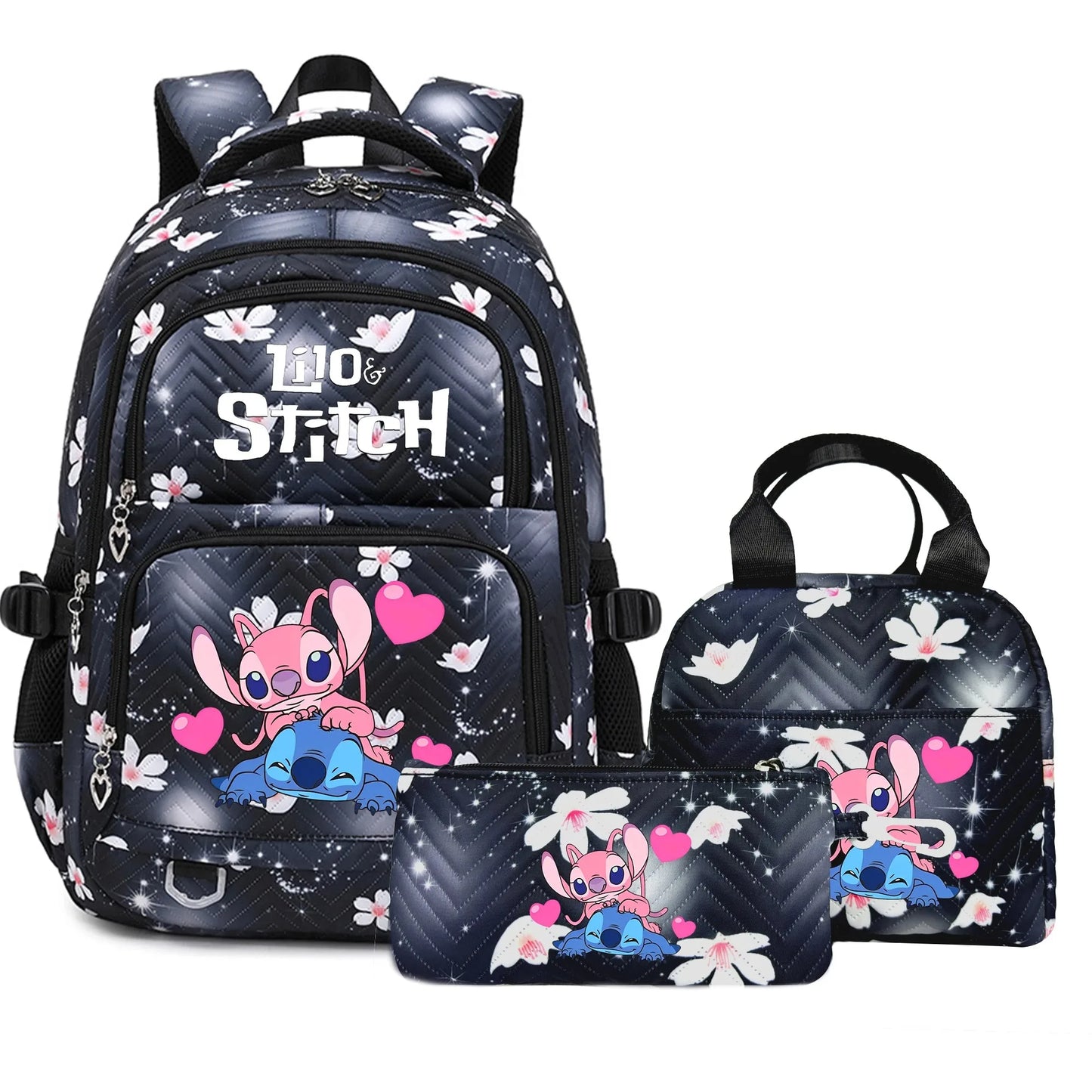 Lilo Stitch Schulrucksack 2025 - Große Kapazität Daypack für Mädchen Schultasche