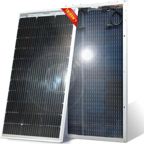 Solarmodul 100W Bifaziales Monokristallines Für 12V Wohnmobile