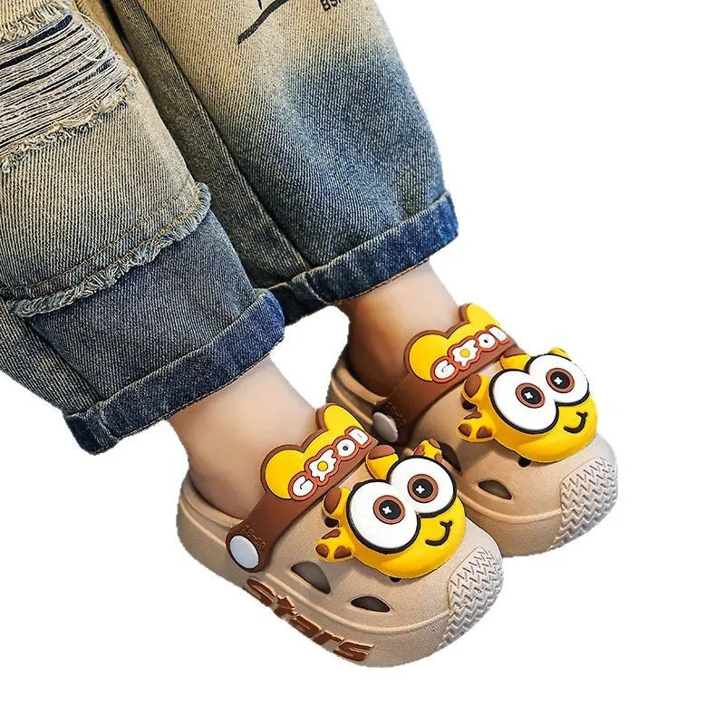 Kinder-Hausschuhe 2025: Sommer Cartoon Cool-Beach - Indoor Comfort Collection