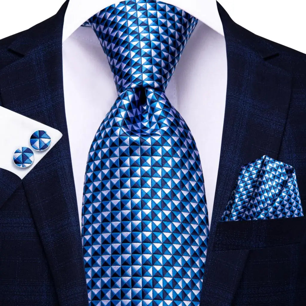 Hi-Tie Seiden-Herren-Krawatten-Set Blumenmuster Gelb Gold Krawatten und Taschentücher Manschettenknöpfe-Set Herren-Hochzeits-Party-Anzug-Mode-Halskrawatte C-3053